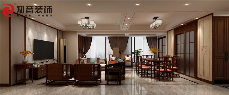 上层国际 新中式 140平