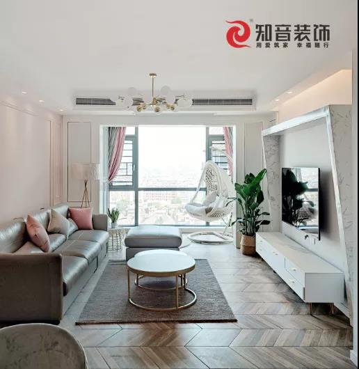 知音装饰 现代轻奢样板间 实景拍摄