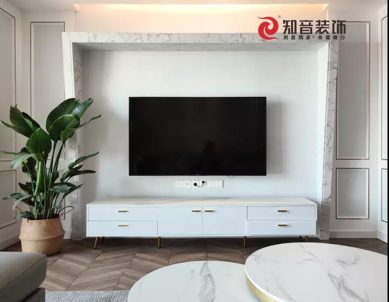 知音装饰 现代轻奢样板间 实景拍摄