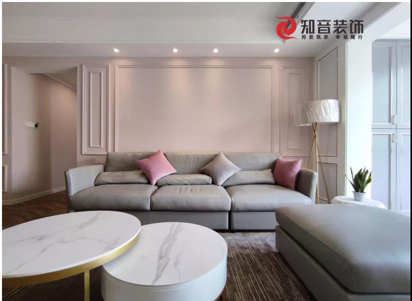 知音装饰 现代轻奢样板间 实景拍摄