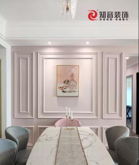 知音装饰 现代轻奢样板间 实景拍摄