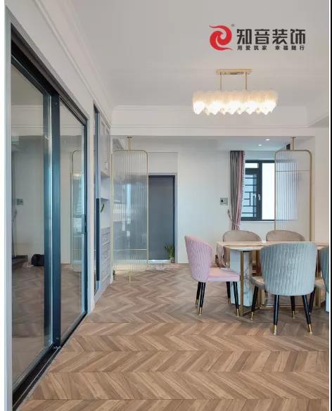 知音装饰 现代轻奢样板间 实景拍摄