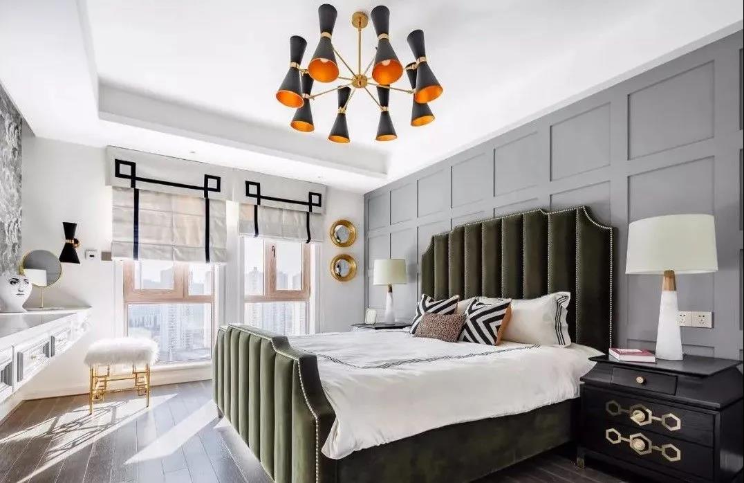 130㎡简美风格设计，一家三口的时尚家居空间