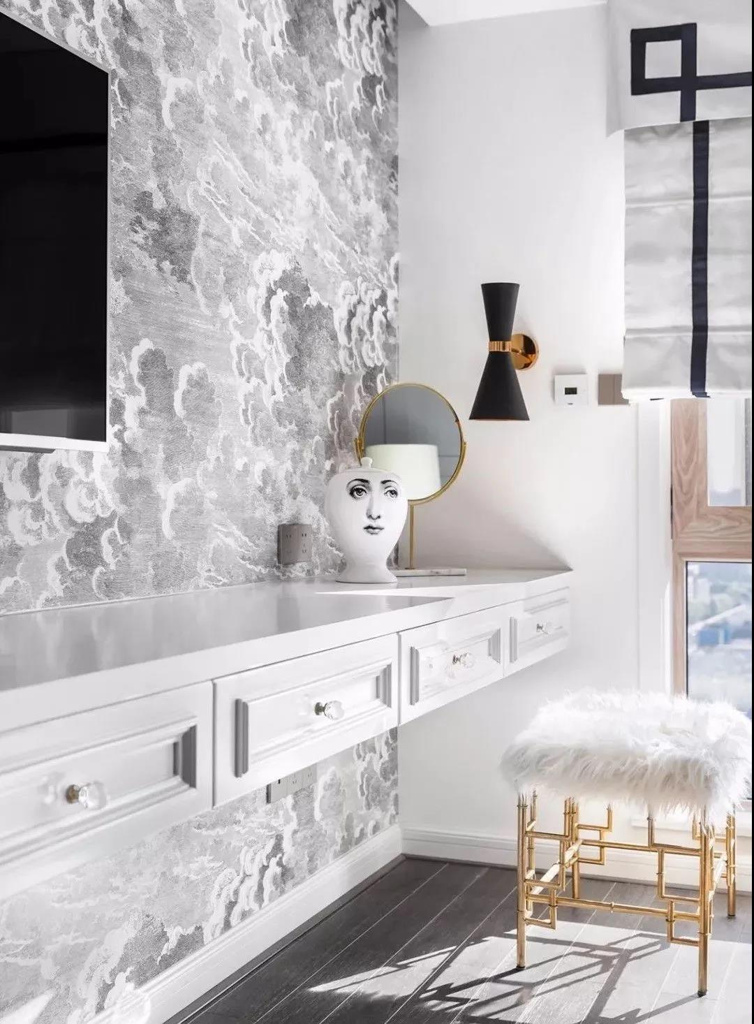 130㎡简美风格设计，一家三口的时尚家居空间