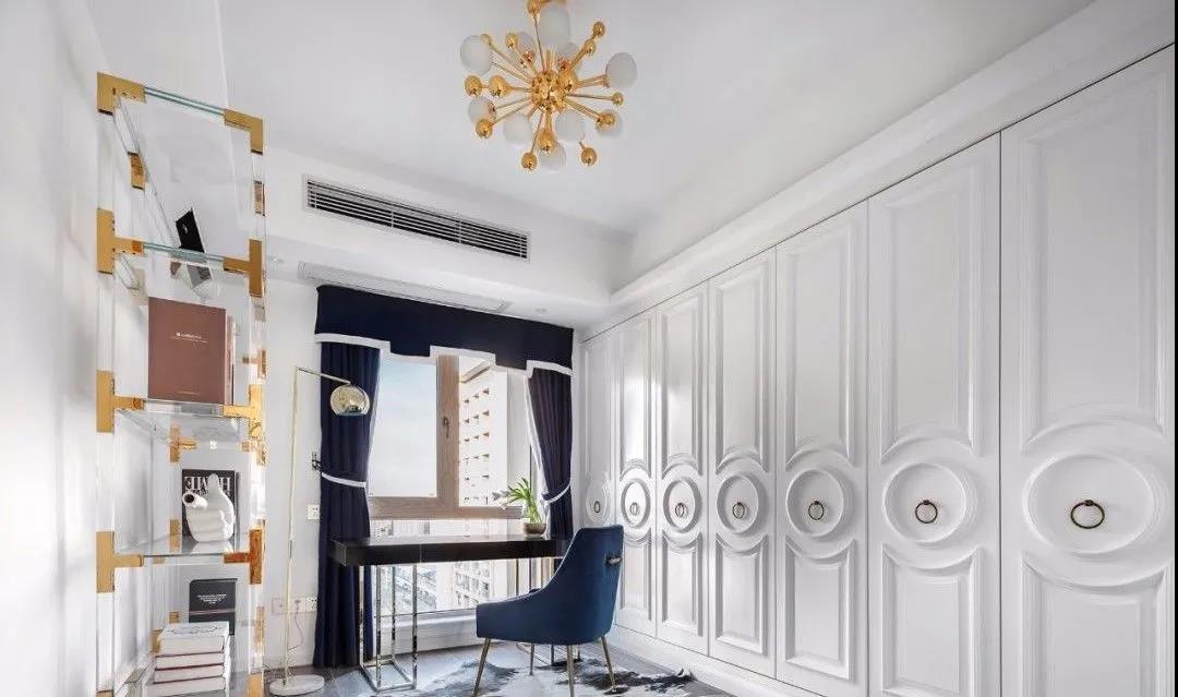 130㎡简美风格设计，一家三口的时尚家居空间