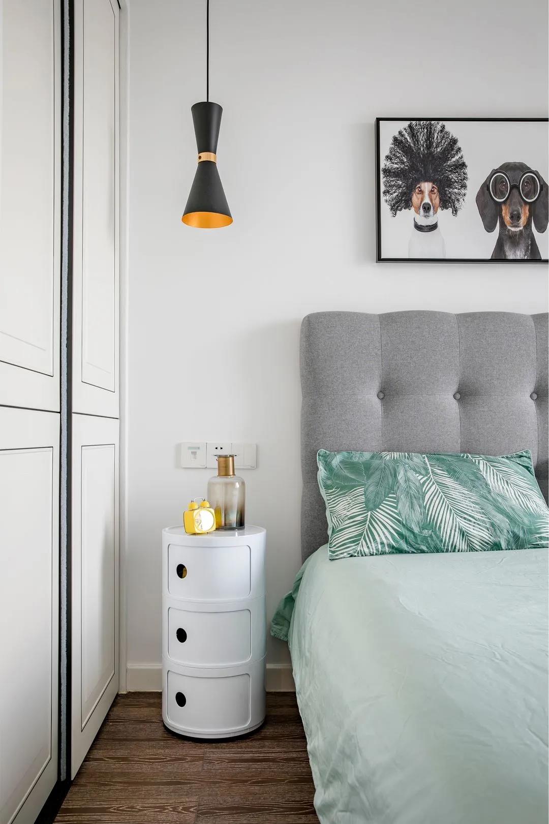 年轻新婚夫妇的北欧风三居室，90平美得像一幅画