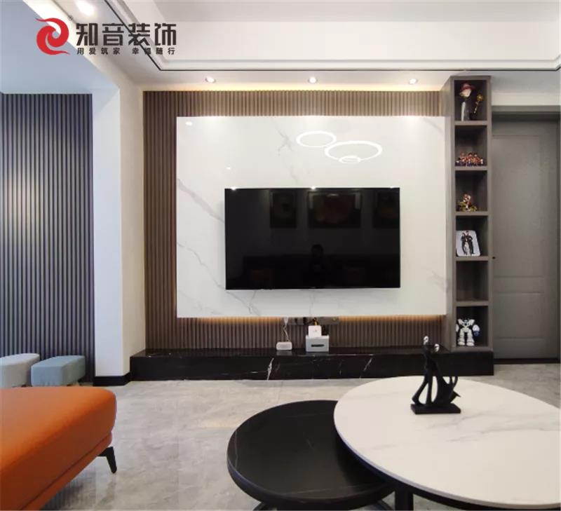 知音装饰 现代风 十里风荷样板间
